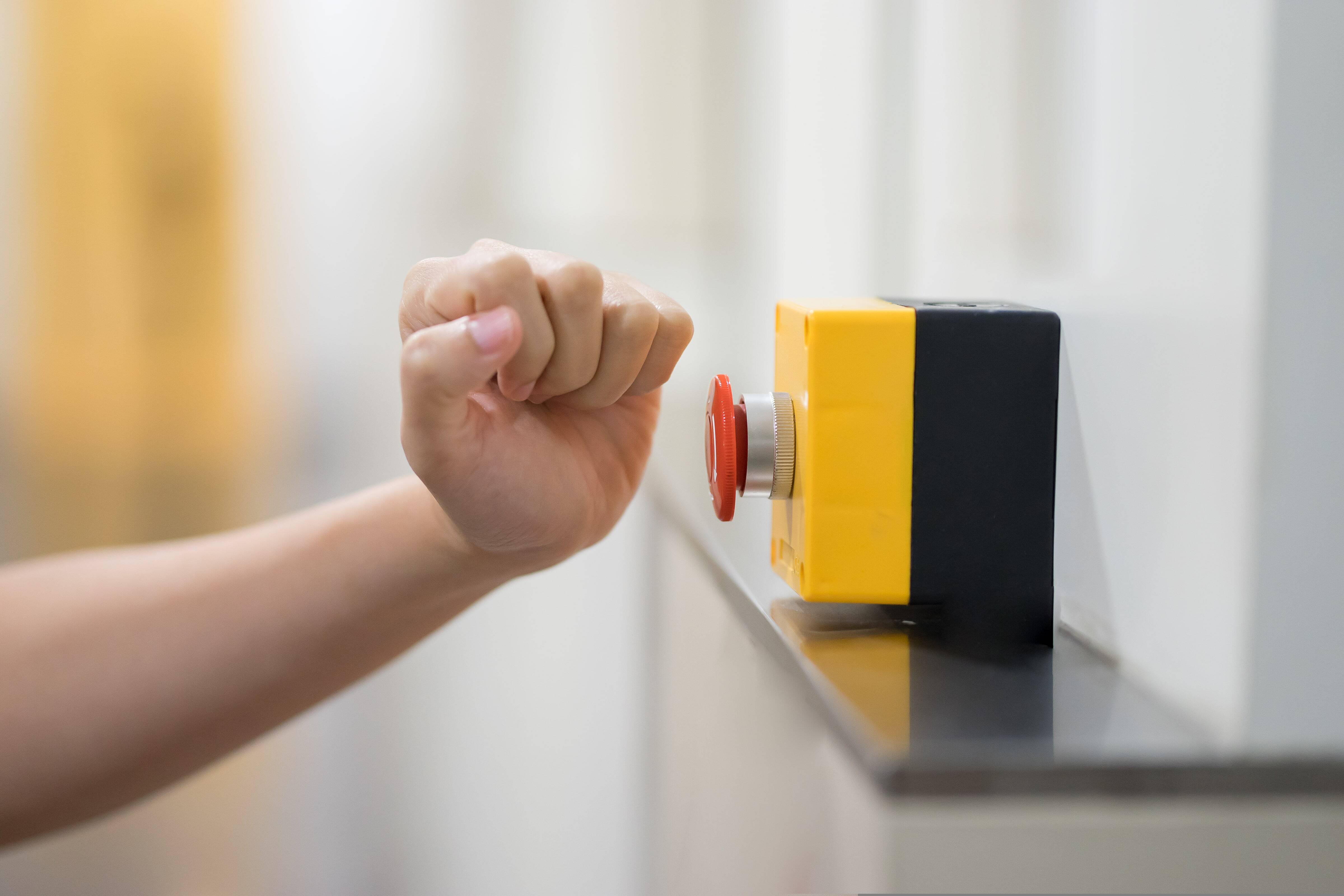 Agressie alarm met alarmknop